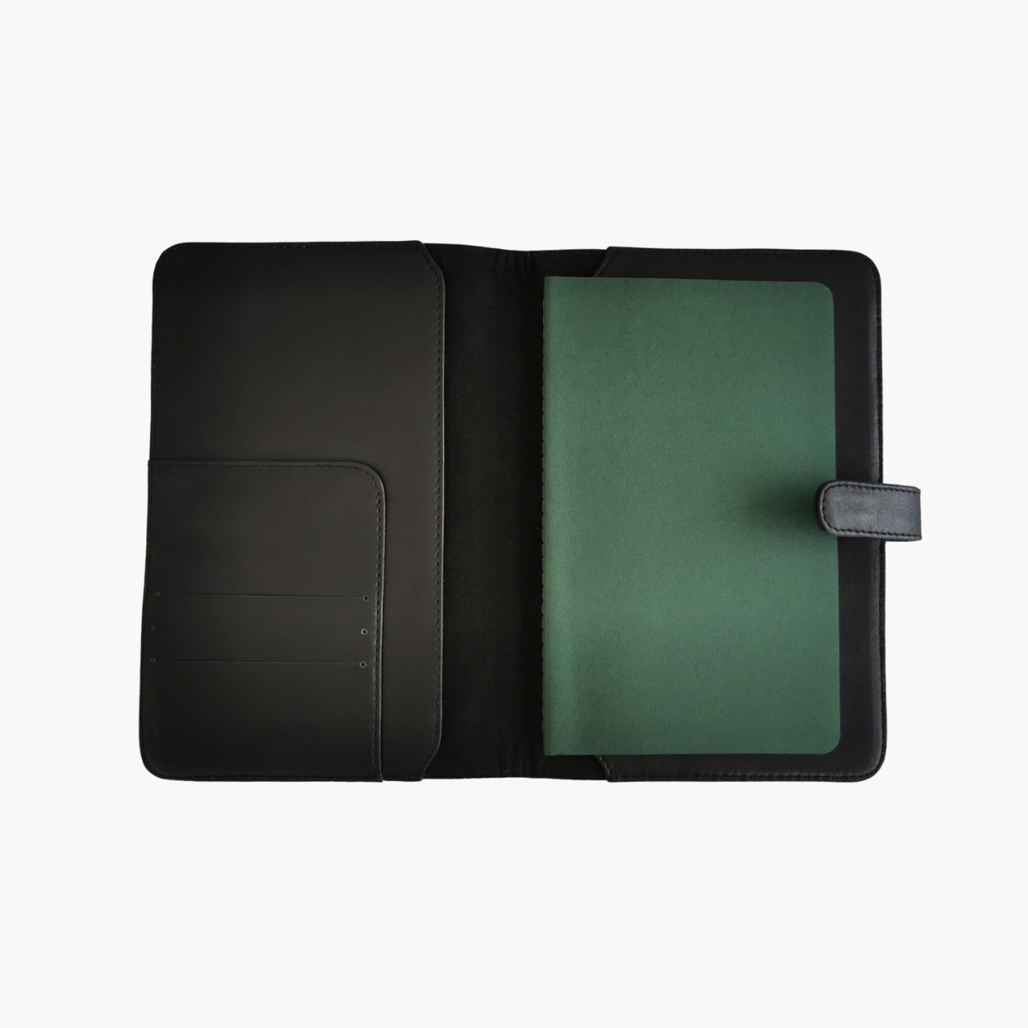 A5 Black Leather Organiser by Duffle&Co
