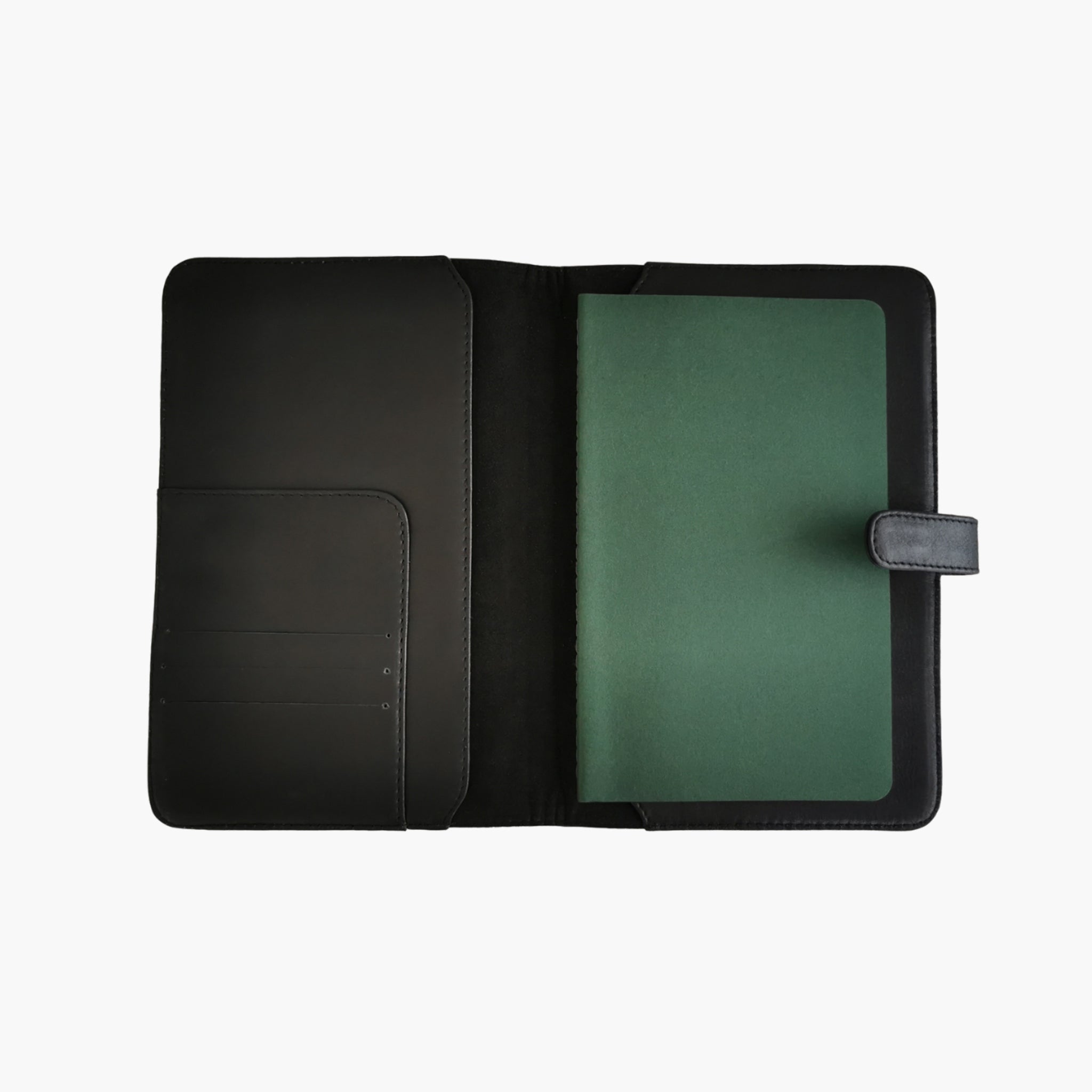 A5 Black Leather Organiser by Duffle&Co
