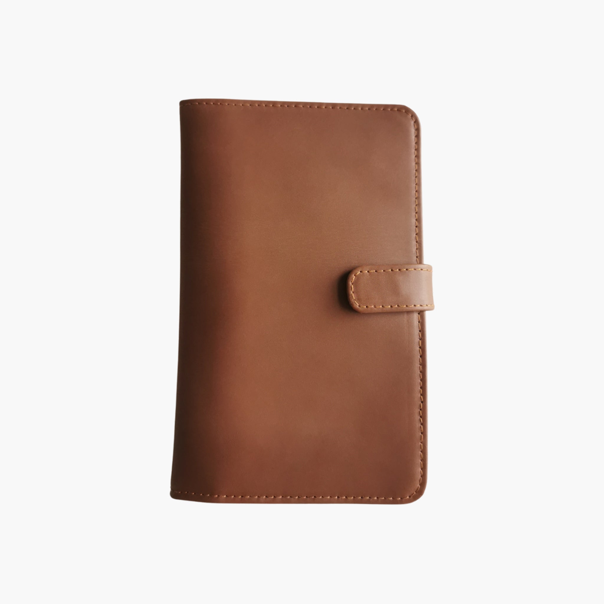 A5 Notebook Cover Organiser in Tan Leather by Duffle&Co