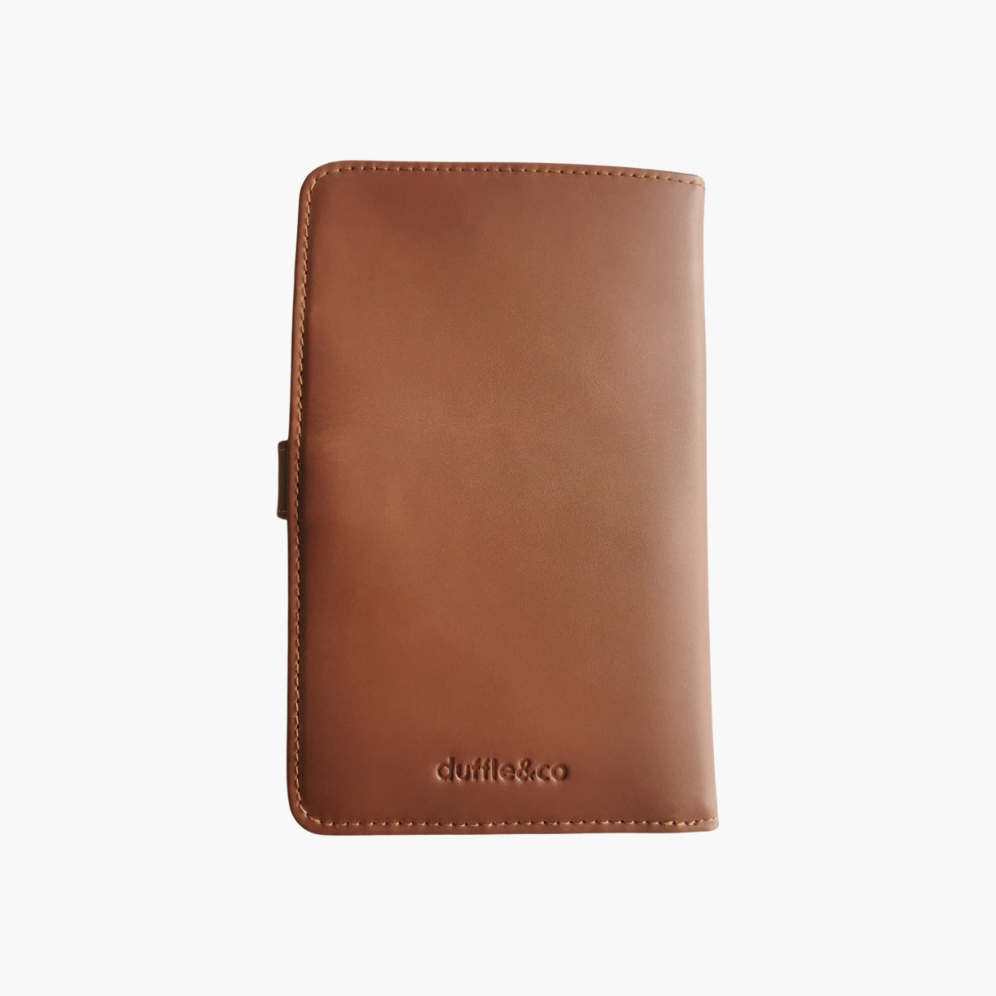 A5 Notebook Cover Organiser in Tan Leather by Duffle&Co