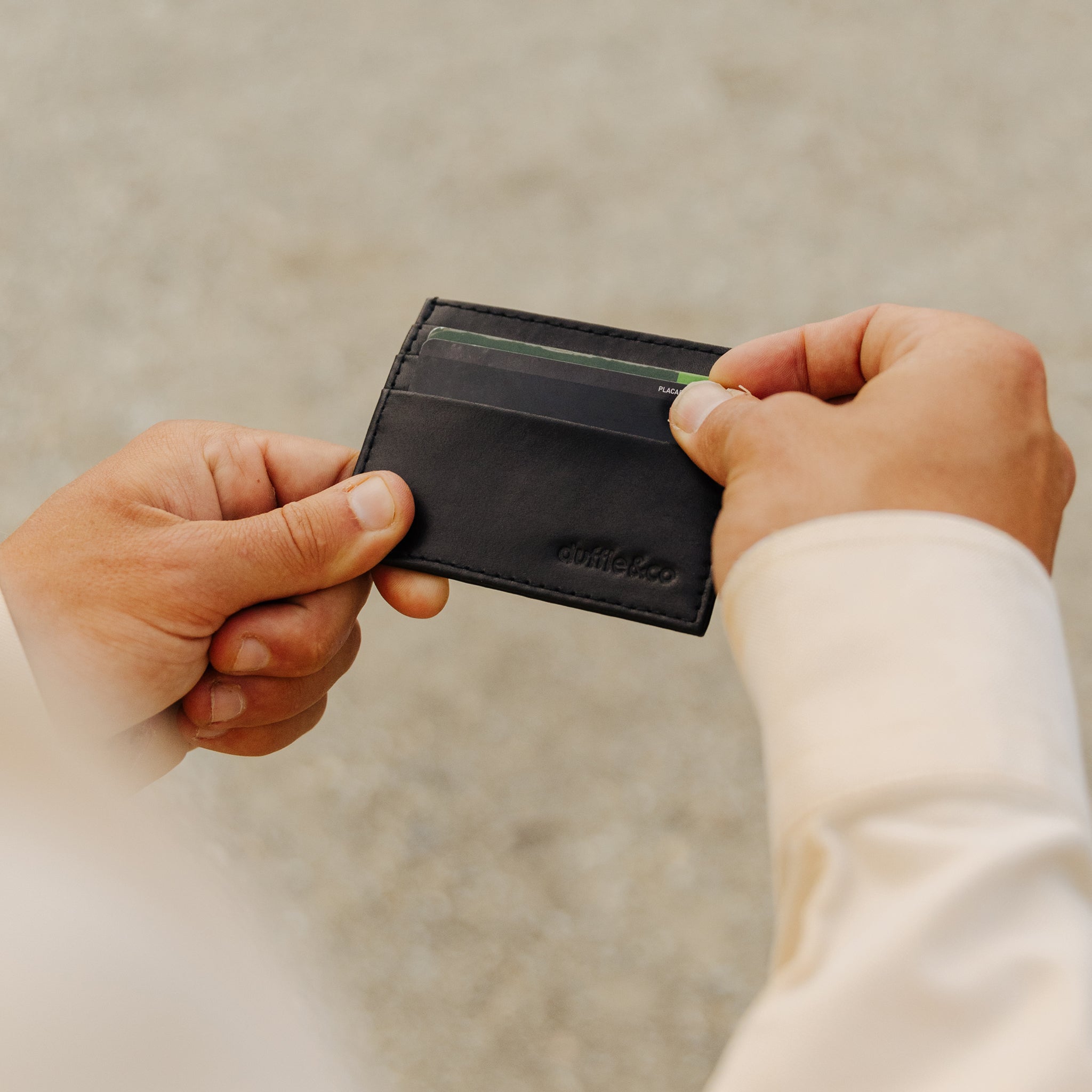 Barnett Leather Cardholder by Duffle&Co