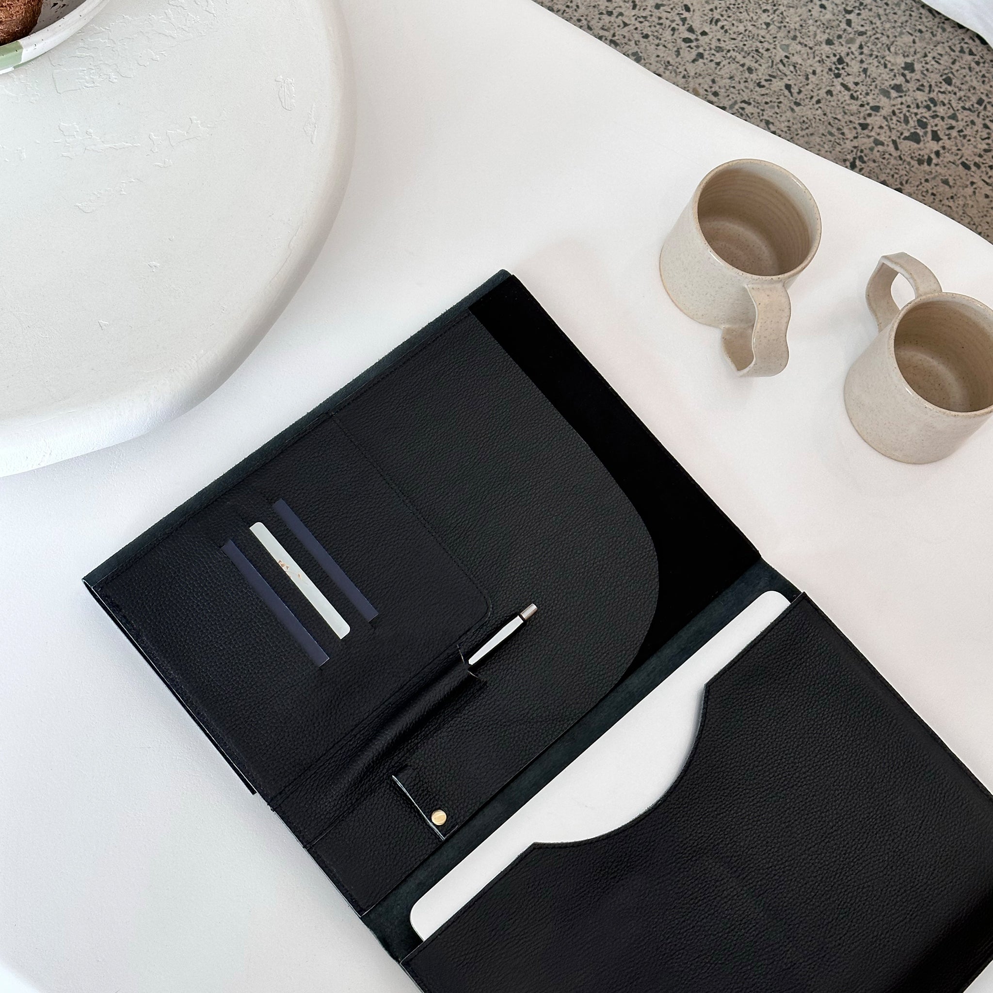 A4 Lewis Leather Folder