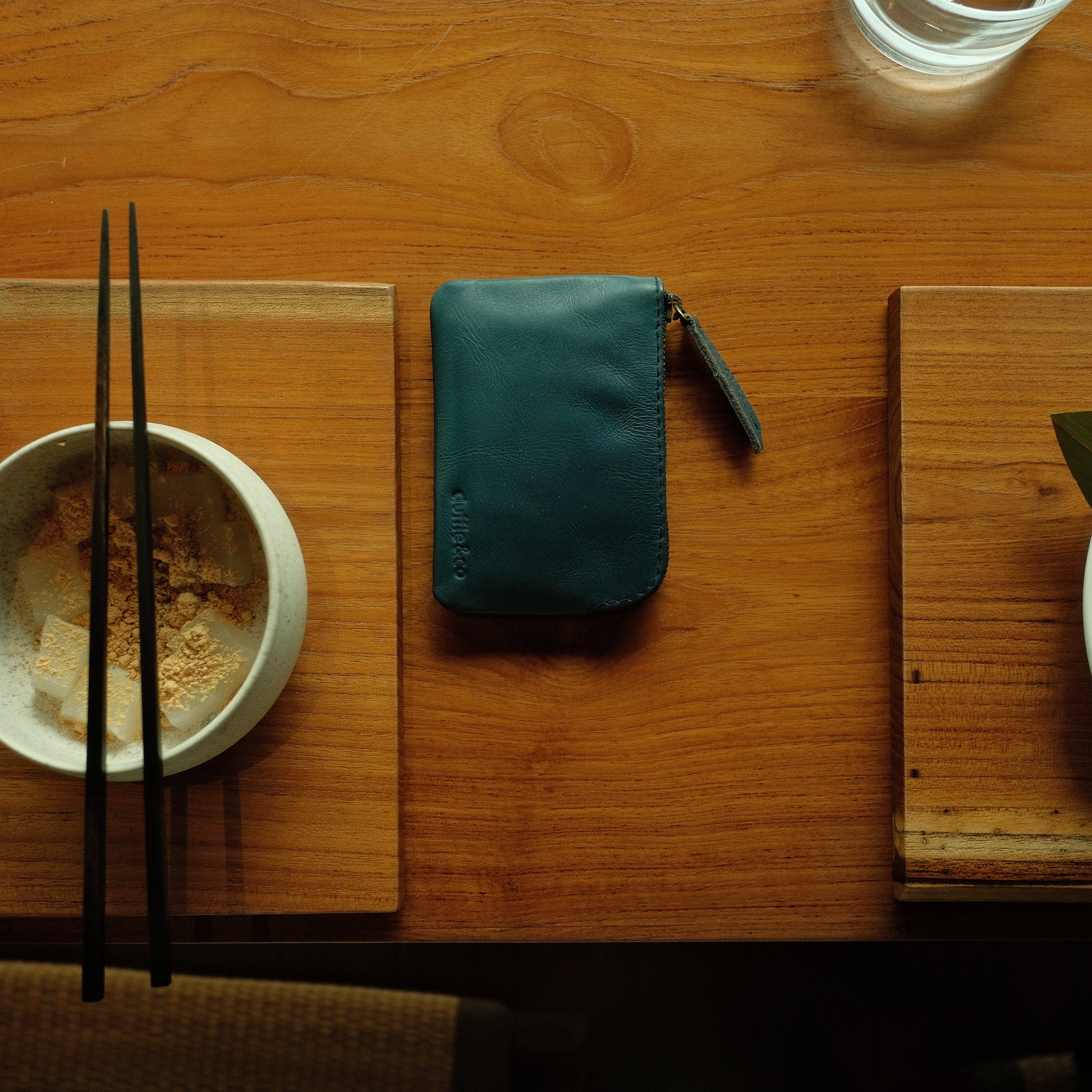 Navy Leather Wallet
