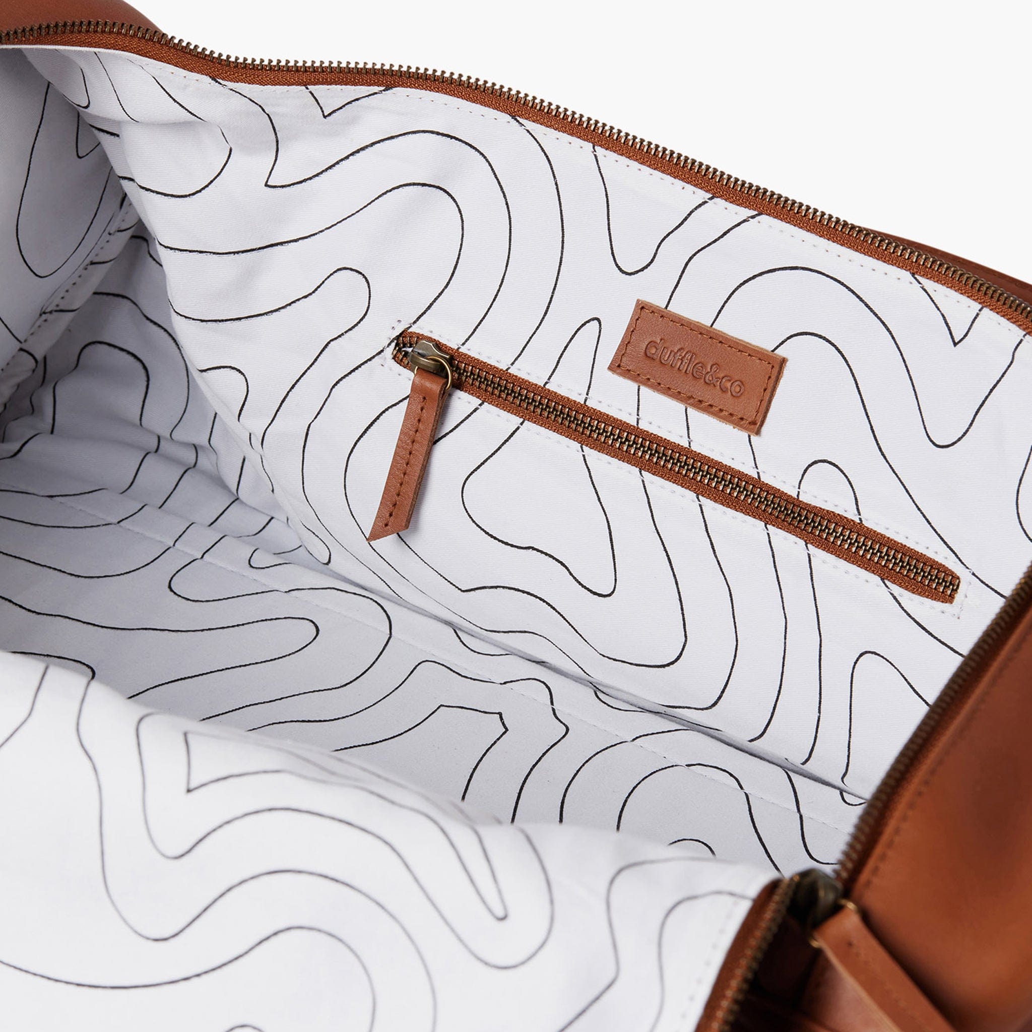 Inside Greenslade Duffle Bag by Duffle&Co