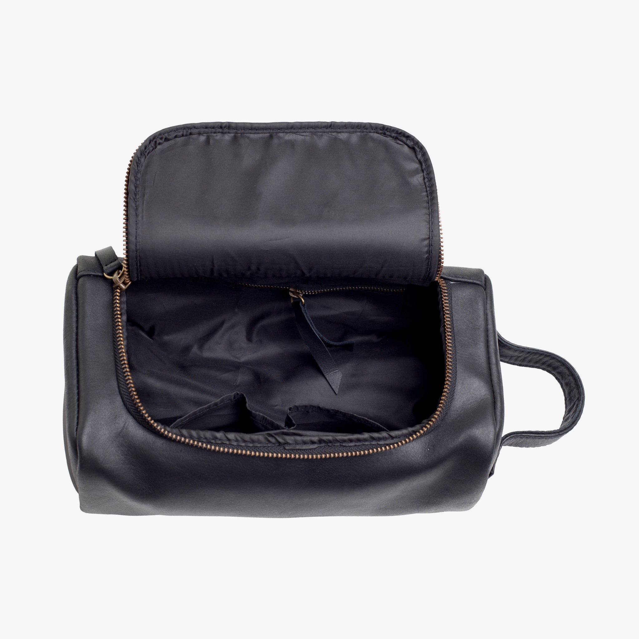 Ralph Wash Bag in Black Waterproof Interior Duffle&Co