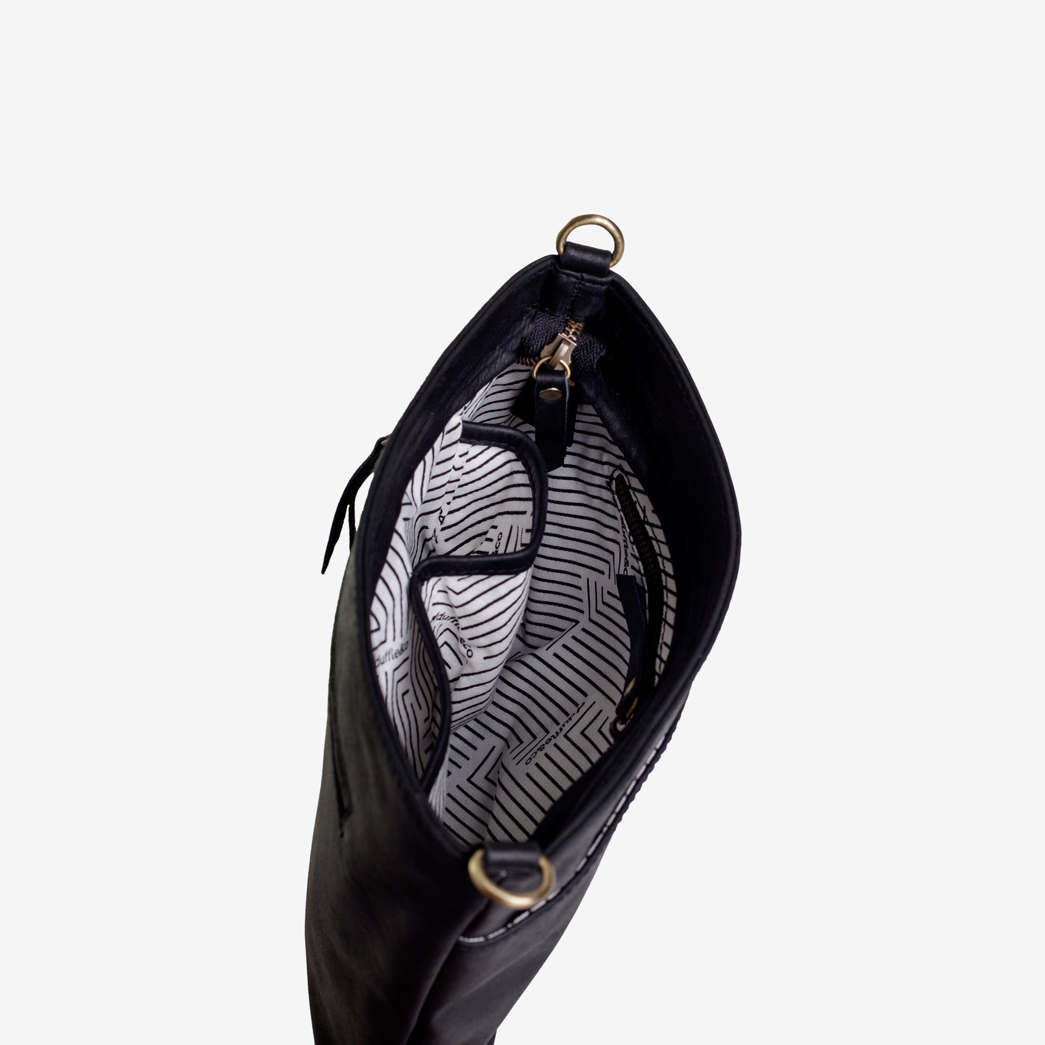 Rose Crossbody Handbag Interior Pockets by Duffle&Co