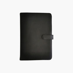 A5 Black Organiser Notebook Cover by Duffle&Co
