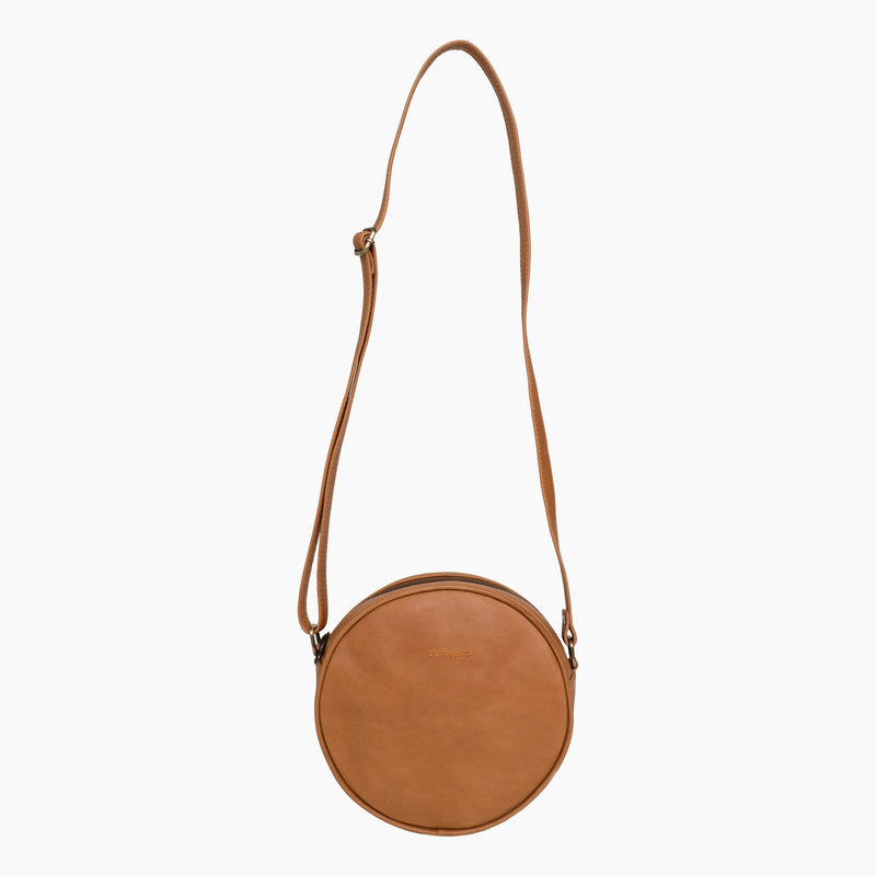 Duffle&Co Josie Circle Crossbody Leather Handbag