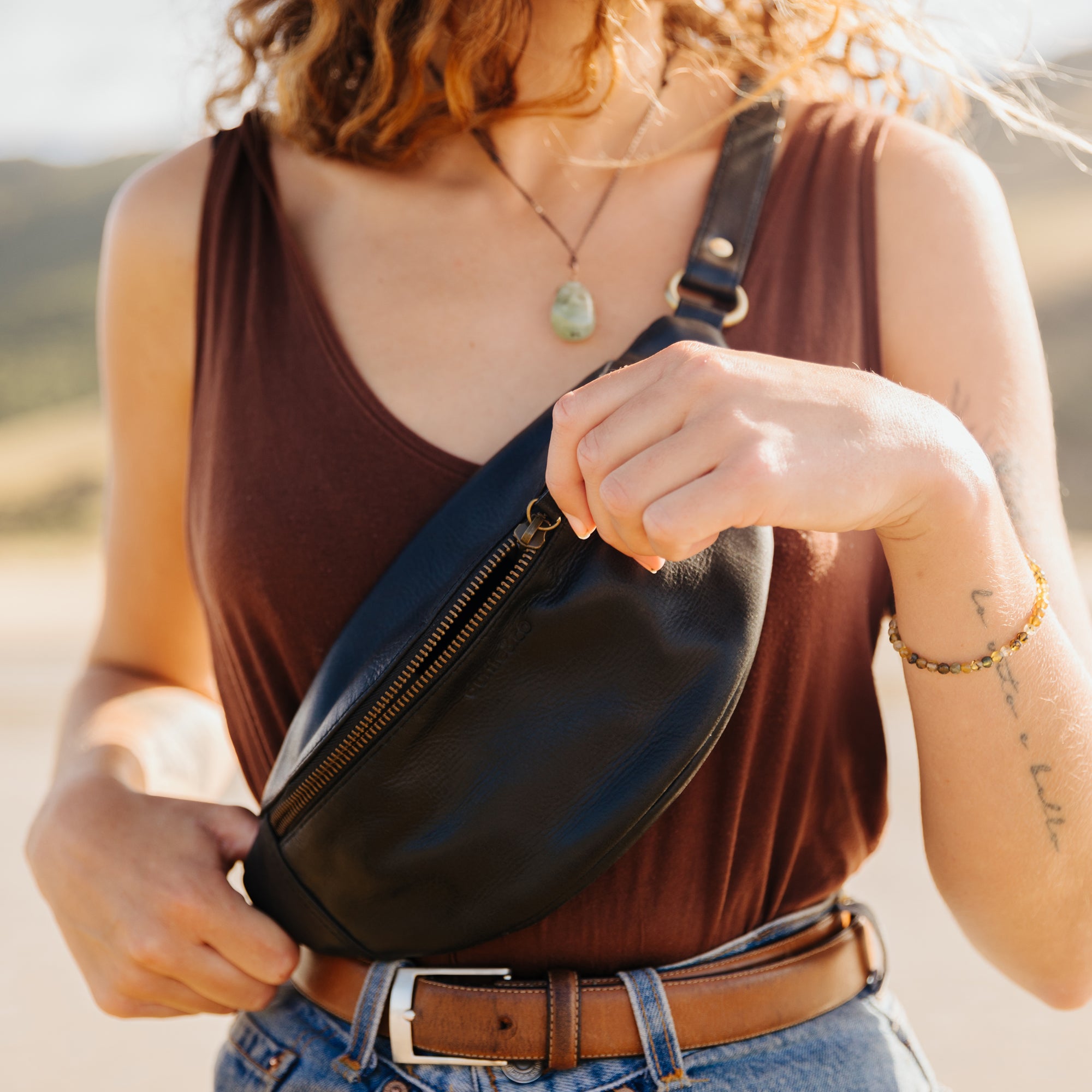 BEADED BUMBAG MULTI