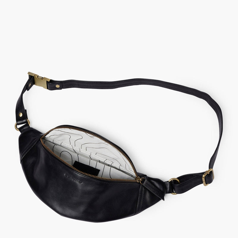 Beeby Leather Bumbag in Black by Duffle&Co