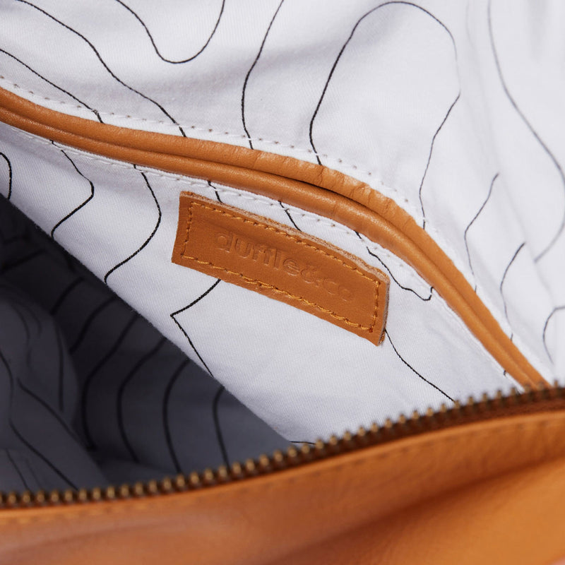 Inside Bradley Leather Womens Backpack by Duffle&Co