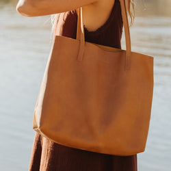 The Bri Raw Edged Tote