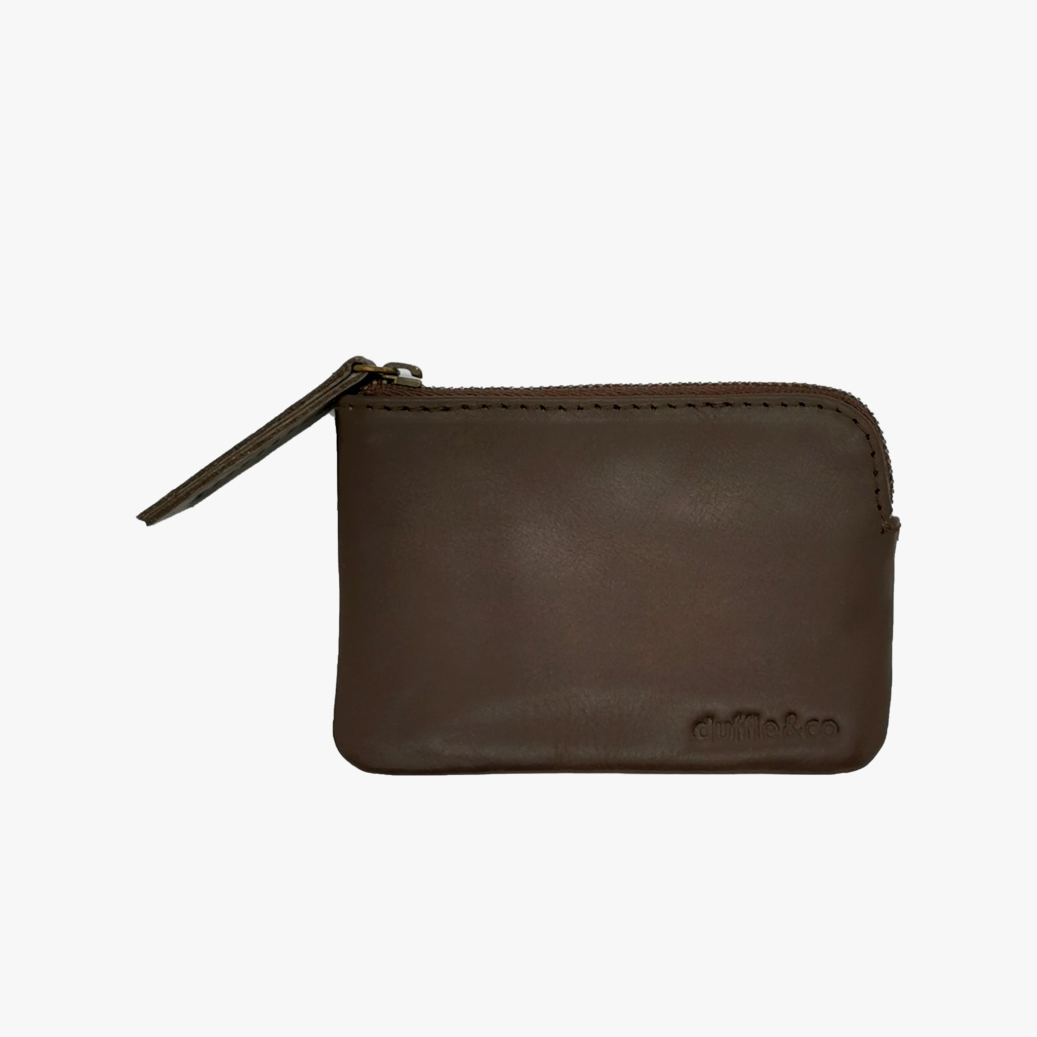 Cooke Pouch Leather Wallet in Chocolate Brown by Duffle&Co
