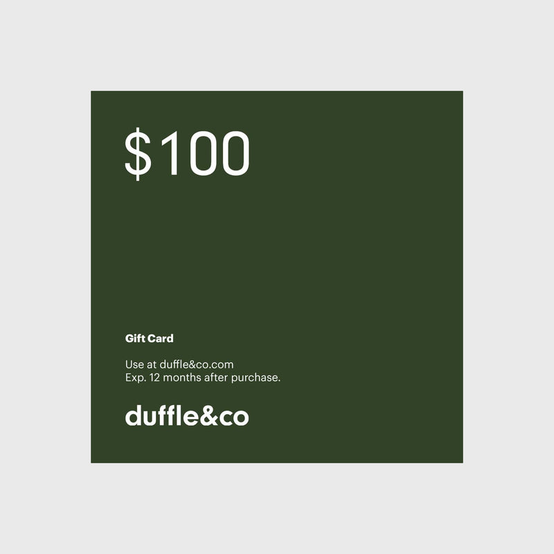 Duffle&Co Gift Card for $100