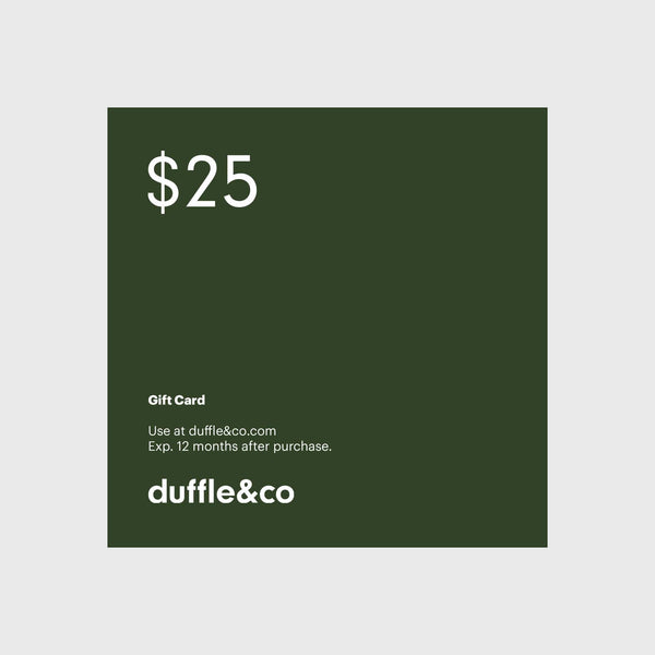 Duffle&Co Gift Card for $25