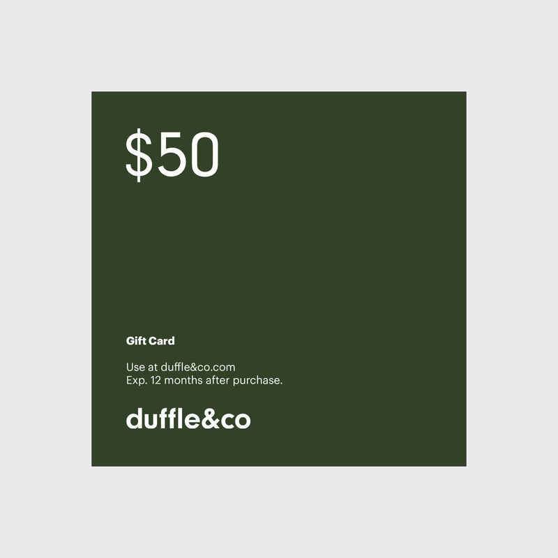 Duffle&Co Gift Card for $50