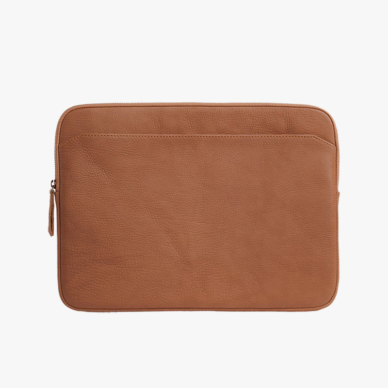 Leather Laptop Sleeve in Tan by Duffle&Co