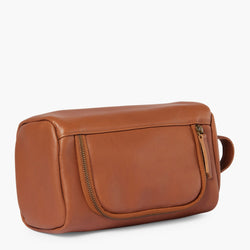 Ralph Tan Leather Wash Bag by Duffle&Co