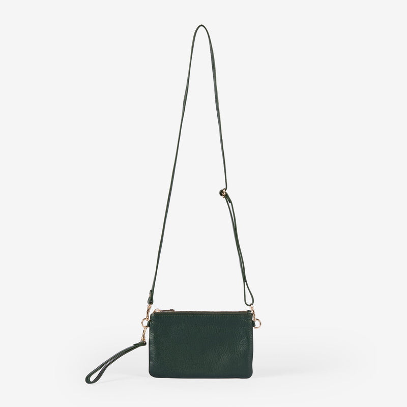 Sienna Single Forest Leather Crossbody Handbag by Duffle&Co