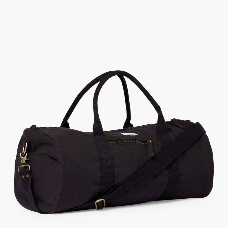Weekender Organic Canvas Duffle Bag in Black by Duffle&Co